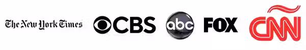 TV network logos featuring BrainHoney coverage